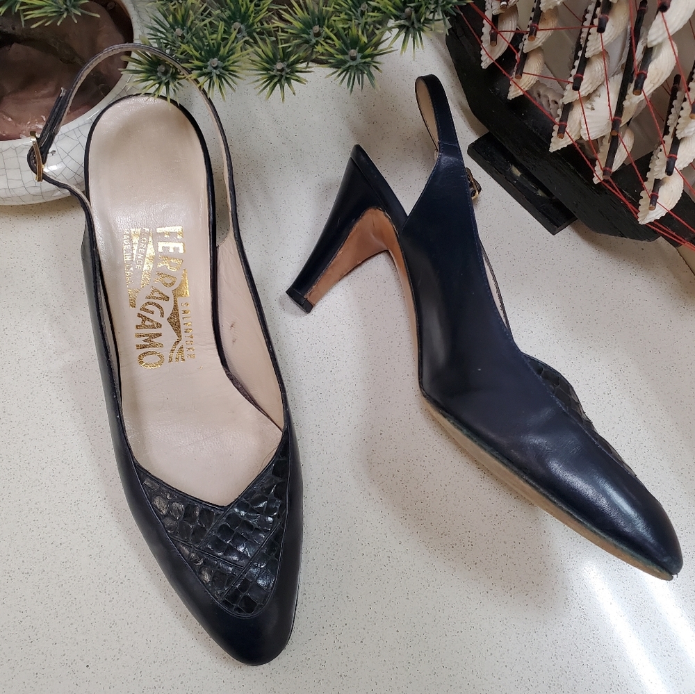 Salvatore Ferragamo Slingback Shoes